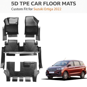 Alfombrillas de TPE para Suzuki Ertiga LHD 2022, Ajuste Personalizado, Resistentes al Agua, para Todo Clima, Alfombrillas de Alta Resistencia, OEM - Product Image 1