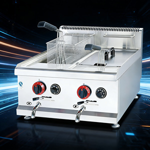Friteuse Commerciale à Gaz pour Restaurants - Friteuse à Gaz Naturel pour Frites et Poulet - Product Image 6