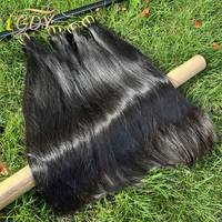 Livraison directe 100% extensions de cheveux humains bruts non transformés en gros naturel un donneur Double trame paquets de cheveux indiens