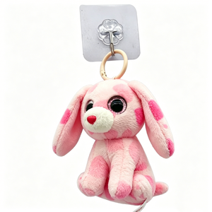Custom <b>Mini</b> Bear Cartoon Plush Stuffed Animal Keyring Embroidered Bear Plush <b>Backpack</b> Charm Stress Relief Bear Plush Bag Pendant - Product Image 1