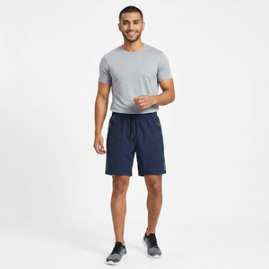 Shorts d'été athlétiques pour garçons, 100 % polyester, séchage rapide, anti-humidité, respirants, couleur unie, personnalisables en gros, pour hommes - Product Image 1