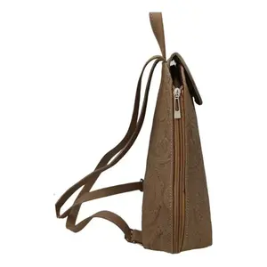 Sac à dos Fana Valentina Avellana en cuir de vachette ciselé 5L, style bohème, pour usage quotidien - Product Image 3