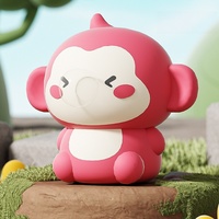 Jouet anti-stress mignon en forme d'animal à presser, nouveauté pour le bureau, pingouin, grenouille, mouton, escargot, boîte surprise, vente en gros