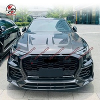 Capots de moteur en fibre de carbone de style MSY pour Audi RS-Q8 2017-2024, kit de lifting de capot de moteur