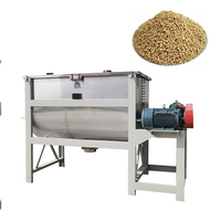 Tierfutter-Mischer 100kg 300kg 500kg 900kg 1 Tonne Vitamin-Protein-Mineral-Futter Industrieller Doppelhelix Horizontalmischer