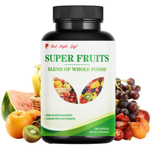 उच्च फाइबर सुपर फल हार्ड कैप्सूल-कार्बनिक बेरी और फलों का अर्क, पाचन स्वास्थ्य और आंत कल्याण, थोक - Product Image 2