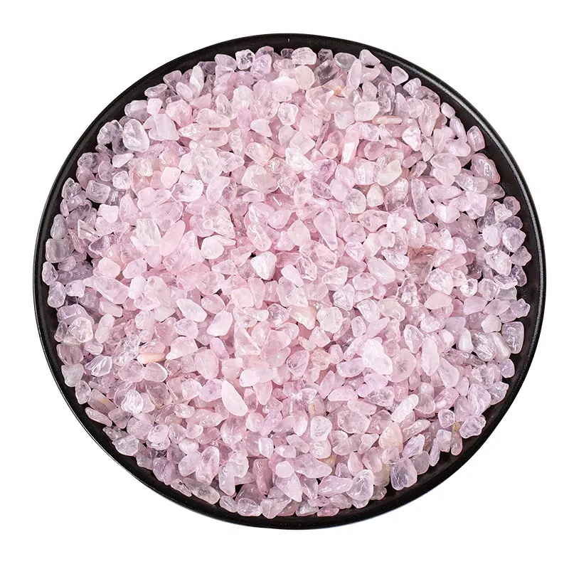 Atacado em massa Reiki pedras naturais ásperas quartzo rosa pedras preciosas caídas e cristais espécimes de cura pedras lascas artesanato