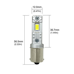Luz de Reversa LED Ámbar 1156 3156 7440, Blanca 3000K, 60W, 4000lm, 880 881 P13 H4 H7, Luz Antiniebla para Auto y Motocicleta - Product Image 1