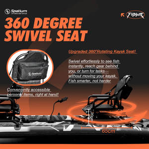 <span class=keywords><strong>Kayak</strong></span> Inflable Spatium para 2 Personas, Tabla de Paddle Surf Inflable para Pesca, Bote de Remo con Accesorios para Pesca - Product Image 4