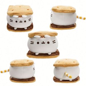 Peluche Gatto Grasso, Bambola Gatto Grigio, Peluche a Forma di Biscotto Sandwich, Gelato, Ciambella, <span class=keywords><strong>Pizza</strong></span>, Hamburger, Ingrosso Peluche Gatto Grasso - Product Image 4
