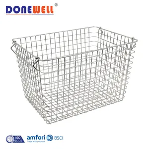 China good extra large kitchen accessories stainless steel cutlery storage basket