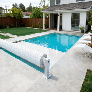 Couverture <span class=keywords><strong>de</strong></span> <span class=keywords><strong>piscine</strong></span> transparente <span class=keywords><strong>de</strong></span> luxe Water Crown en polycarbonate renforcé, barrière <span class=keywords><strong>de</strong></span> sécurité <span class=keywords><strong>pour</strong></span> <span class=keywords><strong>piscine</strong></span> <span class=keywords><strong>de</strong></span> villa haut <span class=keywords><strong>de</strong></span> gamme - Product Image 1