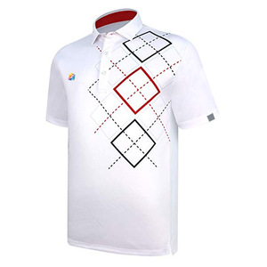 Men Plus Size Breathable Short Sleeve Golf Shirt / for Shirts Blank Design Polyester/Cotton - Product Image 2