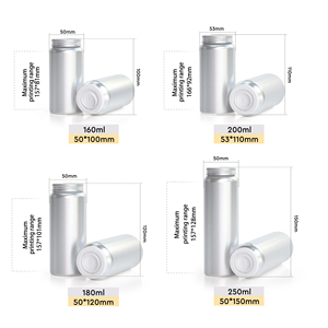 Emballage métallique de luxe en aluminium vide, couleur et logo personnalisés, avec bouchon à vis pour capsules de vitamines, pilules et compléments alimentaires - Product Image 5