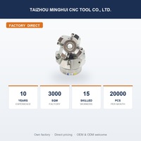 Outils de fraise à 90 degrés CNC Fraise hexagonale double face 42CrMo à faible résistance WNMU080608 4 INSERT OEM ODM pris en charge