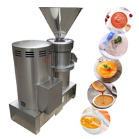 Nouvelle conception de moulin colloïdal automatique avec moteur, alimenté par un moteur à essence, haute puissance (1,1-75 kW) pour le traitement des noix et des légumineuses
