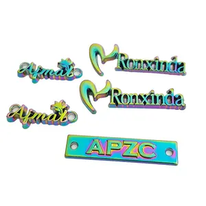 Venta al <span class=keywords><strong>por</strong></span> <span class=keywords><strong>mayor</strong></span>, <span class=keywords><strong>etiqueta</strong></span> de Metal de alta calidad, <span class=keywords><strong>etiqueta</strong></span> de señalización personalizada de marca privada, accesorios para <span class=keywords><strong>ropa</strong></span>/bolsa - Product Image 2