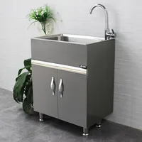 SUS 304 Stainless Steel Kitchen Sink Cabinets