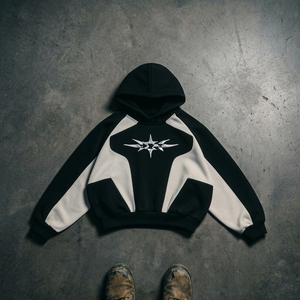 Felpa <span class=keywords><strong>con</strong></span> Cappuccio da Uomo 2026 Personalizzata <span class=keywords><strong>con</strong></span> Ricamo, Vestibilità Ampia, Lavaggio Acido, Pesante, Tinta Unita, Effetto Distressed, Stampa Vintage - Product Image 1