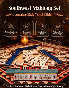 Set Mahjong Americano di Halloween 160 Tessere Ecologico Regalo per Feste Poker 4 Giocatori in Acrilico <span class=keywords><strong>con</strong></span> Tessere <span class=keywords><strong>con</strong></span> Personaggi e Retro a <span class=keywords><strong>Ragnatela</strong></span> - Product Image 1