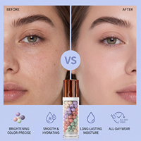 Base de Maquillage Colorée OEM Hydratante Correctrice de Couleur Crème Isolante Unifiante Teint Éclatant Base de Teint Visage Marque Privée