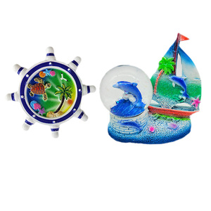 Personnalisé été <span class=keywords><strong>plage</strong></span> recueillir eau Globe résine océan <span class=keywords><strong>tortue</strong></span> dauphin coquille figurine souvenir réfrigérateur aimant boule à neige bouteille <span class=keywords><strong>de</strong></span> sable - Product Image 5