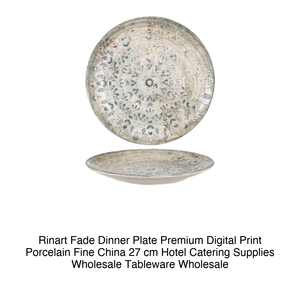 Plato de Cena Rinart Fade, Porcelana Fina con Impresión Digital Premium, 27 cm, Suministros para Hostelería, Vajilla al por Mayor - Product Image 2