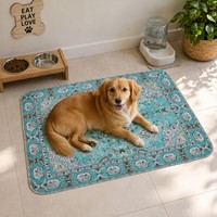 Waschbare Wasserdichte Hunde-Pinkelmatte Wiederverwendbare Auslaufsichere Haustier-Trainingsmatte Rutschfeste Welpen-Toilettenmatte