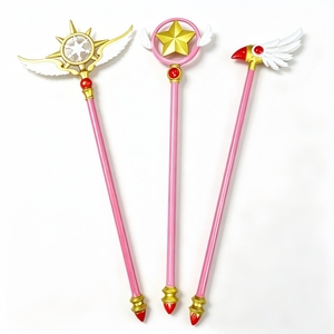 Anime Star <strong>Bird</strong> Head Magic Wand Metal Craft <strong>Model</strong> Toy Cosplay Props for Girs Gifts Size 22cm - Product Image 1