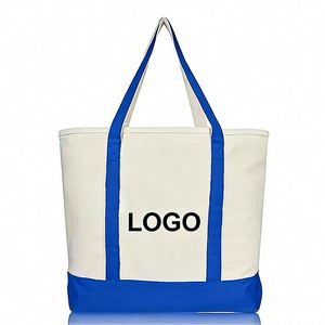 Sac à bandoulière personnalisé avec logo, impression, sac fourre-tout en toile de coton super résistant, grand format, réutilisable, sacs de courses en tissu, sac tendance - Product Image 1