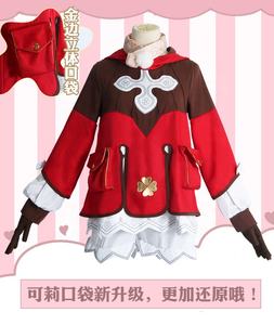 Disfraz de <span class=keywords><strong>Genshin</strong></span> <span class=keywords><strong>Impact</strong></span> <span class=keywords><strong>Klee</strong></span> Spark Knight para Navidad, traje de fiesta, uniforme, Halloween, Carnaval, bolsa, mochila - Product Image 3