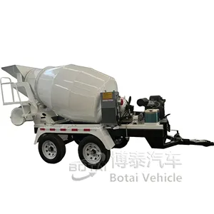 Tự động tự tải xi măng Máy trộn động cơ diesel 1m3 TRỘN BÊ TÔNG Trailer máy kéo Trailer xe tải