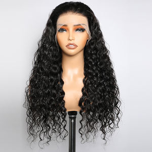 วิกผมลอนแบ<span class=keywords><strong>บ</strong></span>เปียกและเป็น<span class=keywords><strong>ลอน</strong></span>ของมาเลเซีย13x4วิกผมลอนใสด้านหน้ามีความหนาแน่น180% วิกผมดิบ - Product Image 2