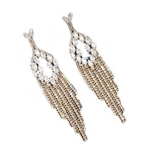 Pendientes Largos de Zirconia con Diseño Geométrico de Mariposa y Diamantes Exagerados, Estilo Europeo Americano, Nuevo Lanzamiento, para Mujer, Aniversario - Product Image 6