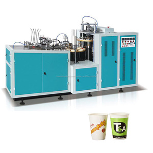 Automática de China solo revestido <span class=keywords><strong>del</strong></span> pe taza de papel máquina para hacer desechables de té de café de la taza de papel - Product Image 1