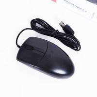 Kabel A4TECH OP-520NU, Mouse optik Desktop 1000 DPI 3 tombol untuk PC Laptop
