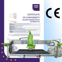 Máquina de Corte de Azulejos de Mármol CNC HKNC-450+ de Italia, Modelo 2025, con Router de 5 Ejes y Sierra de Puente para Encimeras de Granito