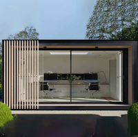 Conteneur modulaire préfabriqué portable de 3 m à assemblage rapide et détachable, garantie 1 an, design moderne pour café éphémère
