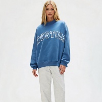 Sweat à capuche surdimensionné en coton pour femme, brodé sur mesure, col rond, tricoté, design de créateur, ensemble unisexe, personnalisation avec logo