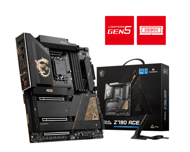 ACE Z790 Desktop Computer DDR5 128GB RAM SATA Hard Drive New Used I3/I7 Four Memory Channels Refurbished-Old Versions Available
