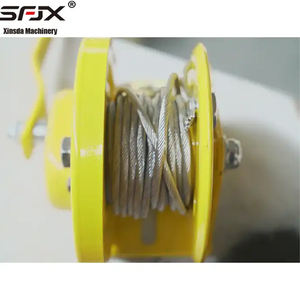 Cabrestante de elevación resistente de 1200lbs, correa de poliéster, cabrestante de mano de cuerda de alambre, cabrestante manual portátil - Product Image 6