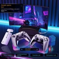 Console de jeu domestique M15 la plus vendue, 20 000 jeux, deux manettes sans fil pour sortie TV HD, compatible avec les jeux d'arcade PS