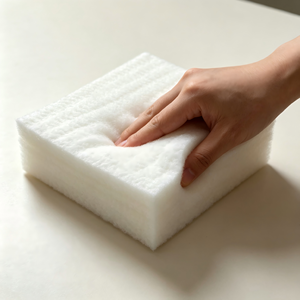 <span class=keywords><strong>Ouate</strong></span> en fibres conjuguées siliconées pour couche de confort de matelas OEM - Product Image 4