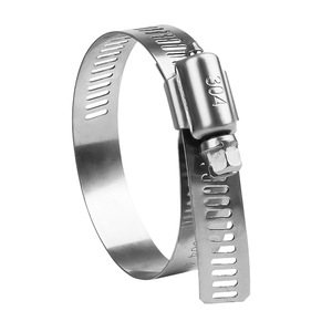 Collier de serrage en acier inoxydable Lts 304, style américain, pour tuyau de gaz, tuyau d'eau, machine à laver, hotte de cuisine - Product Image 2