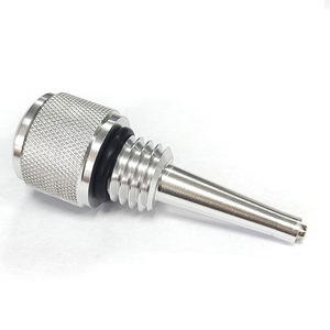 Aluminum Oil Gauge Magnetic For <b>Generator</b> Parts 55201 Silver Finish - Product Image 4