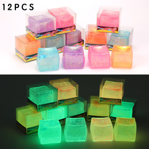 Outdoor Toys Glow Cube Maltose Pinch <b>Music</b> Toys TPR Material <b>Boxed</b> Packaging Outdoor Decompression Vent Slow Rebound. - Product Image 1