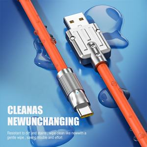 Cable USB Tipo-C Yutool A1 con Conductor <span class=keywords><strong>de</strong></span> Cobre Puro y Revestimiento <span class=keywords><strong>de</strong></span> TPE para Teléfono y Computadora - Carga Rápida <span class=keywords><strong>de</strong></span> 5A - Product Image 5