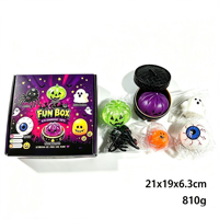 Calendrier de l'Avent Squishy Halloween : Ornement anti-stress ASMR à presser, cadeau de fêtes pour la relaxation quotidienne, les loisirs en intérieur et l'amélioration de l'humeur
