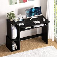 Ordinateur avec tiroirs bureau de maison avec support d'imprimante bureau d'écriture petit espace bureau d'étude table facile à assembler