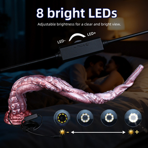 Cámara Endoscópica YOCY, Tapón Anal de Silicona con Visualización en Tiempo <span class=keywords><strong>Real</strong></span>, Dildo con 8 Luces LED, Resistente al Agua IP6, Juguete Sexual para Exploración Adulta - Product Image 6